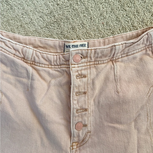 Free People We The Free Pink Osaka Jeans - Picture 5 of 7
